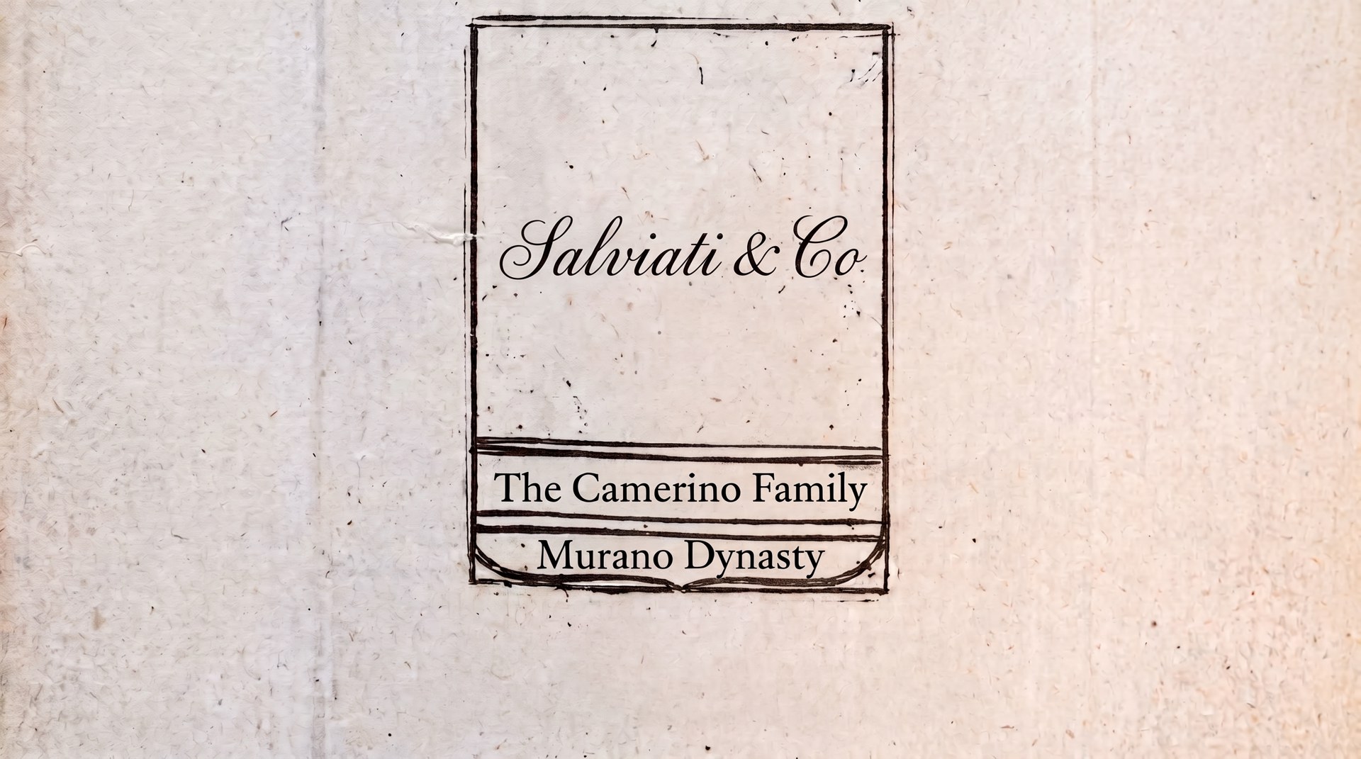 Camerino Family Murano Dynasty