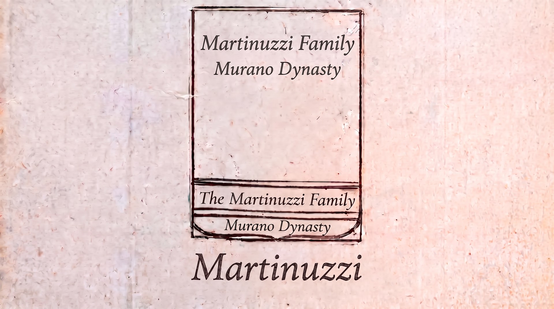 Martinuzzi Family Murano